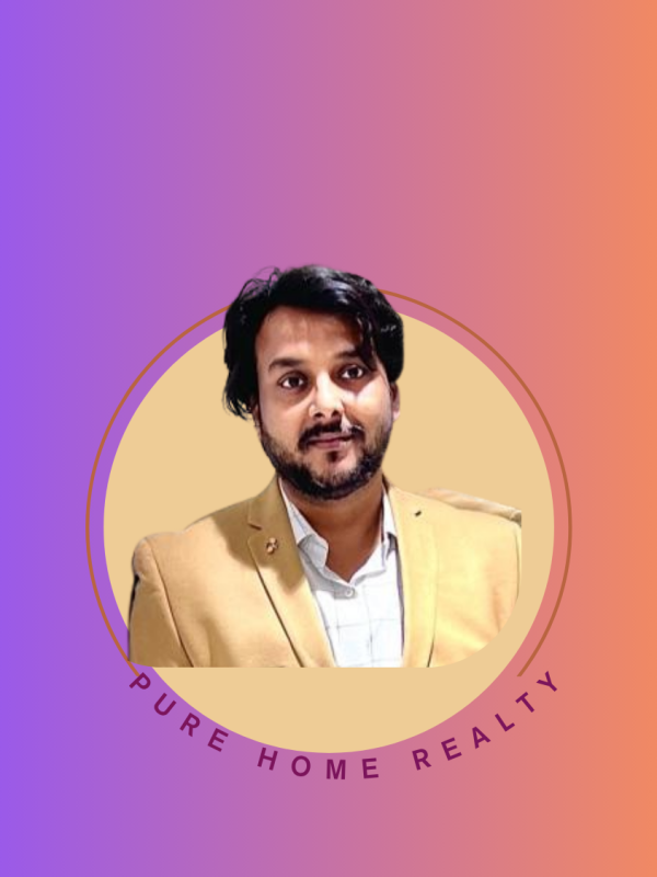 Orange Blue and White Graphic Designer LinkedIn Profile Picture (900 x 900 px)